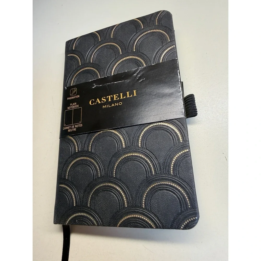 Castelli Milano Copper & Gold Pocket Notebook Journal 192 Pages Made Italy